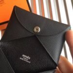 HERM Calvi Card Holder In Black Epsom Leather - 图片 5