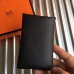 HERM Calvi Card Holder In Black Epsom Leather - 图片 6