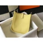 HERM Evelyne III TPM Mini Bag In Jaune Poussin Clemence Leather - 图片 3