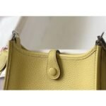 HERM Evelyne III TPM Mini Bag In Jaune Poussin Clemence Leather - 图片 8