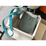 HERM Evelyne III TPM Bag In Vert Amande Clemence Leather - 图片 2