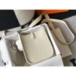 HERM Evelyne III TPM Bag In beton Clemence Leather - 图片 2