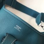 HERM Evelyne III 29 PM Bag In Blue Jean Clemence Leather - 图片 5