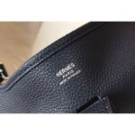 HERM Evelyne III 29 PM Bag In Dark Blue Clemence Leather - 图片 6