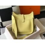 HERM Evelyne III 29 PM Bag In Jaune Poussin Clemence Leather - 图片 2
