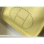 HERM Evelyne III 29 PM Bag In Jaune Poussin Clemence Leather - 图片 4