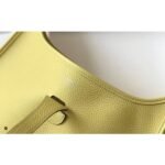 HERM Evelyne III 29 PM Bag In Jaune Poussin Clemence Leather - 图片 5