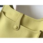 HERM Evelyne III 29 PM Bag In Jaune Poussin Clemence Leather - 图片 6