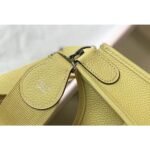 HERM Evelyne III 29 PM Bag In Jaune Poussin Clemence Leather - 图片 7