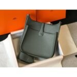HERM Evelyne III 29 PM Bag In Vert Amande Clemence Leather - 图片 4