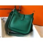 HERM Evelyne III 29 PM Bag In Vert Vertigo Clemence Leather - 图片 4