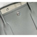 HERM Garden Party 30 Bag In Gris Meyer Taurillon Leather - 图片 5