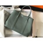 HERM Garden Party 36 Bag In Vert Amanda Clemence Leather - 图片 2