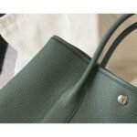 HERM Garden Party 36 Bag In Vert Amanda Clemence Leather - 图片 8