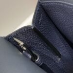 HERM Halzan 25 Bag in Blue Nuit Clemence Leather - 图片 7