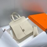 HERM Halzan 25 Bag in Craie Clemence Leather - 图片 3