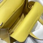 HERM Halzan 25 Bag in Jaune Poussin Clemence Leather - 图片 8