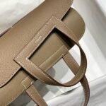 HERM Halzan 25 Bag in Taupe Clemence Leather - 图片 4