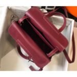 HERM Halzan 31cm Bag In Bordeaux Clemence Leather - 图片 5