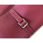 HERM Halzan 31cm Bag In Bordeaux Clemence Leather - 图片 8