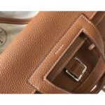 HERM Halzan 31cm Bag In Gold Clemence Leather - 图片 4
