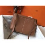 HERM Halzan 31cm Bag In Gold Clemence Leather - 图片 5