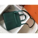 HERM Halzan 31cm Bag In Malachite Clemence Leather - 图片 7