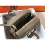 HERM Halzan 31cm Bag In Grey Clemence Leather - 图片 5