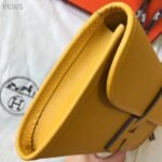 HERM Jige Elan 29 Clutch In Yellow Epsom Leather - 图片 5