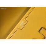 HERM Jige Elan 29 Clutch In Yellow Epsom Leather - 图片 7