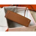 HERM Kelly Mini II Bag In Gold Epsom Leather GHW - 图片 6