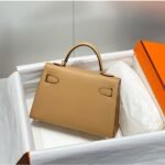 HERM Kelly Mini II Bag In Chai Epsom Leather GHW - 图片 2