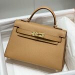 HERM Kelly Mini II Bag In Chai Epsom Leather GHW - 图片 9