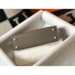 HERM Kelly Mini II Bag In Gris Asphalt Epsom Leather GHW - 图片 5