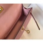 HERM Kelly Mini II Bag In Mauve Sylvestre Epsom Leather GHW - 图片 7