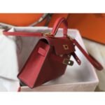 HERM Kelly Mini II Bag In Rouge Vif Epsom Leather GHW - 图片 4