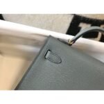 HERM Kelly Mini II Bag In Vert Amande Epsom Leather GHW - 图片 3