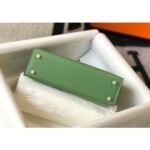 HERM Kelly Mini II Bag In Vert Criquet Epsom Leather GHW - 图片 4