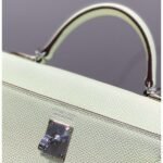 HERM Kelly Mini II Bag In Vert Fizz Epsom Leather PHW - 图片 6