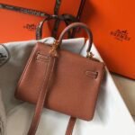 HERM Kelly 20cm Bag In Gold Clemence Leather GHW - 图片 2