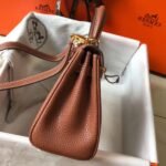 HERM Kelly 20cm Bag In Gold Clemence Leather GHW - 图片 3