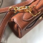 HERM Kelly 20cm Bag In Gold Clemence Leather GHW - 图片 5