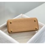 HERM Kelly 20cm Bag In Chai Clemence Leather GHW - 图片 5