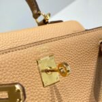 HERM Kelly 20cm Bag In Chai Clemence Leather GHW - 图片 6