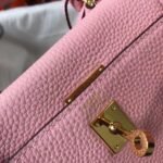 HERM Kelly 20cm Bag In Pink Clemence Leather GHW - 图片 7