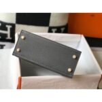 herm kelly 25cm sellier bag in ardoise epsom leather