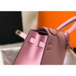 herm kelly 25cm sellier bag in mauve sylvestre epsom leather