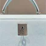 herm kelly 28cm bag in blue brume epsom leather phw