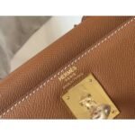 herm kelly 28cm bag in gold epsom leather ghw