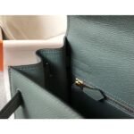 herm kelly 28cm bag in vert amande epsom leather ghw